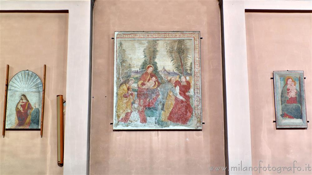 Cavenago di Brianza (Monza e Brianza, Italy) - Detached frescoes from the Church of Santa Maria in Campo
